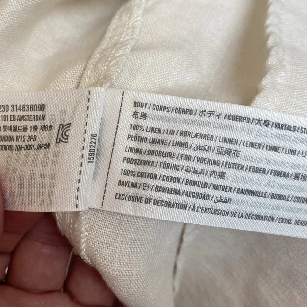 Abercrombie & Fitch Cream Maxi Dress